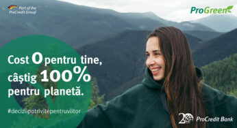 ProCredit Bank lansează ProGreen Aniversar, contul verde dedicat persoanelor fizice care vor să contribuie la un mediu sustenabil