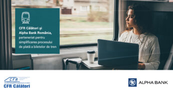 CFR Călători și Alpha Bank România, acord privind furnizarea serviciilor de plată a legitimațiilor de călătorie online și direct în tren